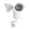 Outdoor Waterproof Double Lamp Head 22 LED Solar Power PIR