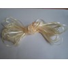 1 roll x 3mm Satin Ribbon Cream Minimum 10 Meters