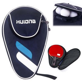 iTYOOS Table Tennis Bat Case for 1 Racket and 3 Balls, Padel Racket Bag, Accessories, Bag Cover, Pocket for Table Tennis