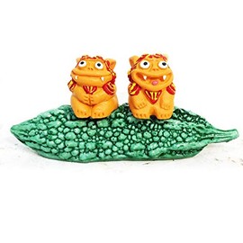 Kubakasaya Shisa Figurine, Okinawa Souvenir, Entrance, Goya Shisa, Good Luck, Feng Shui, Good Luck, Good Luck, Lucky Charm, Ryukyu