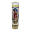 Generic San Lazaro (Saint Lazaro) Labeled Yellow Devotional Candle