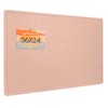 Lightomorrow Bulletin Board, 36 x 24 inches Felt Board -
