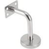 ZOENHOU 6Pack Stainless Steel Handrail Brackets, Flat Handrail Brackets, Stairway