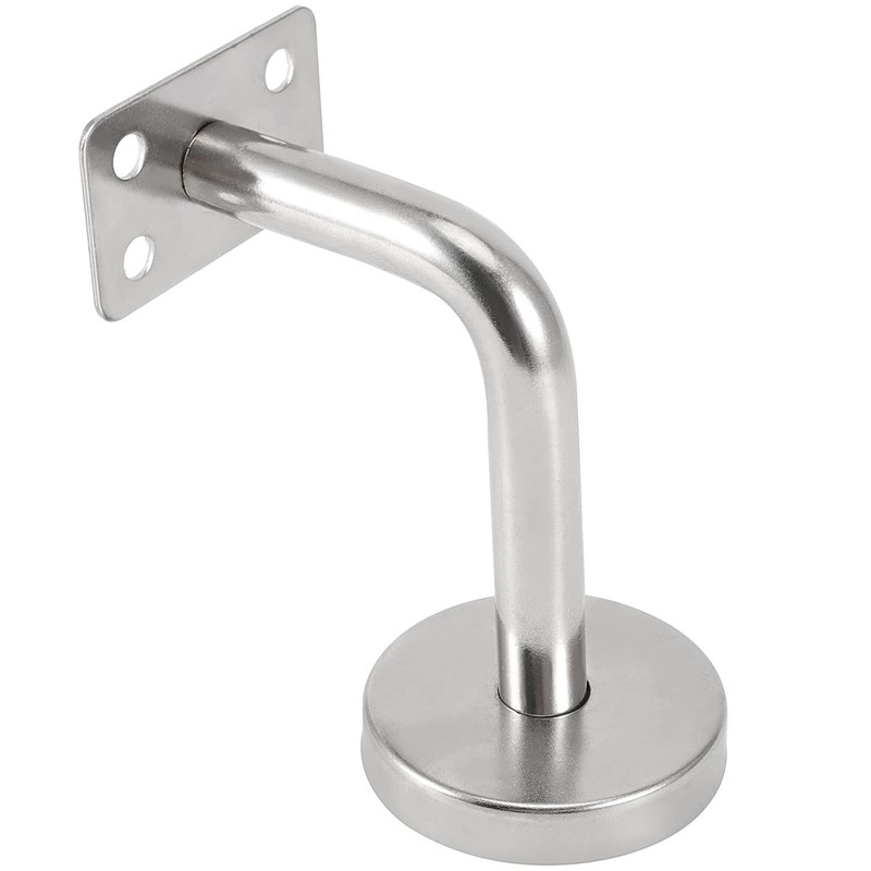 ZOENHOU 6Pack Stainless Steel Handrail Brackets, Flat Handrail Brackets, Stairway