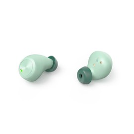 Hama Bluetooth Kopfhörer kabellos (In-Ear Ohrhörer mit Mikrofon, Sport Kopfhörer spritzwassergeschützt IPX4, leichte Headphones ohne Kabel mit Ladebox, True Wireless Headset, bis zu 14h Akku) mintgrün