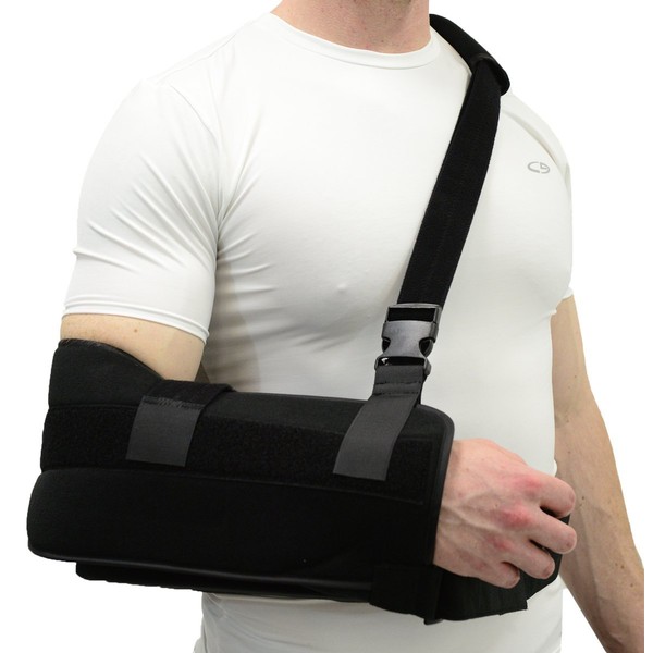 ITA-MED Super Arm Sling/Shoulder Immobilizer with Abduction Pillow, X-Large