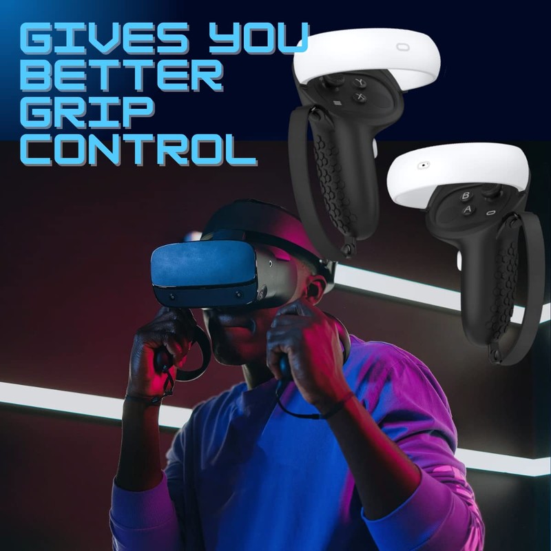 AMZDM Controller Grip for Oculus Quest 2 Accessories Grips Cover