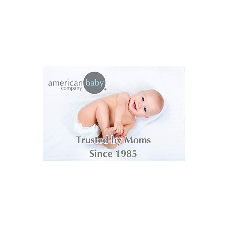 American Baby Company Printed Heavenly Soft Chenille Fitted Crib Sheet,