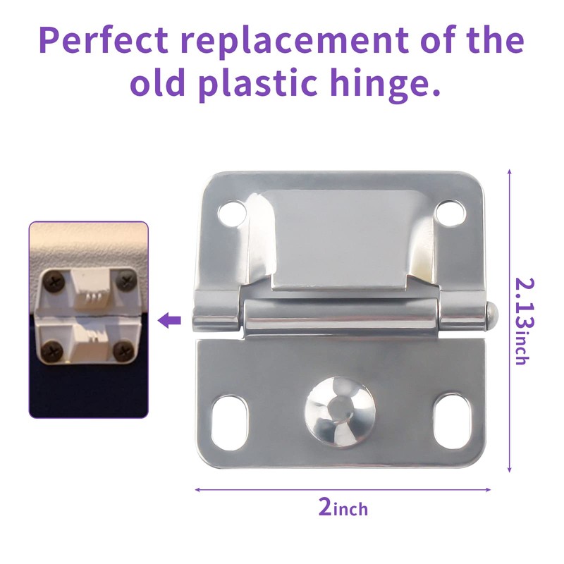Cooler Stainless Steel Hinge Replacement for Coleman Camping Coolers Accessories