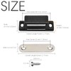 12Pack Magnetic Door Catch - 15lb High Magnetic Plastic Heavy