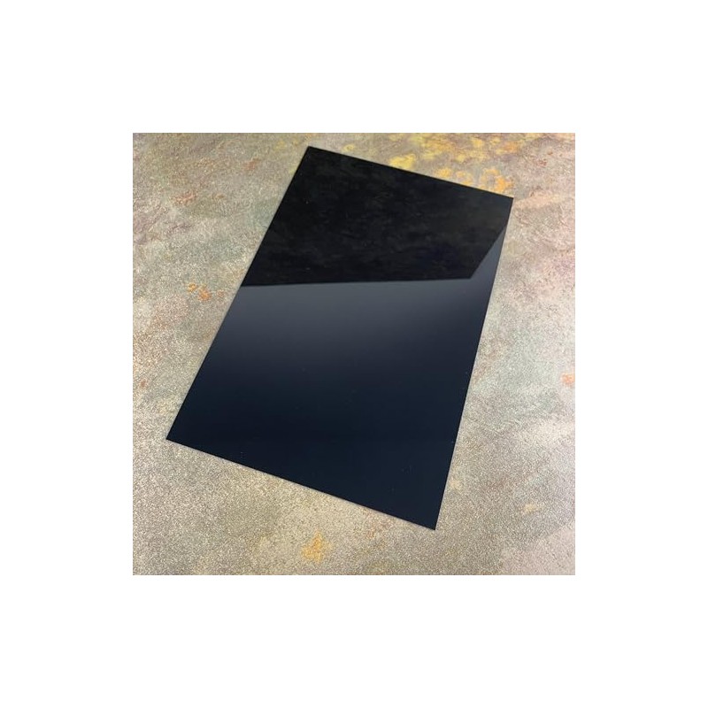 Pickguard Sheet Blank – 2 Ply Black – 300x195mm (11.81"