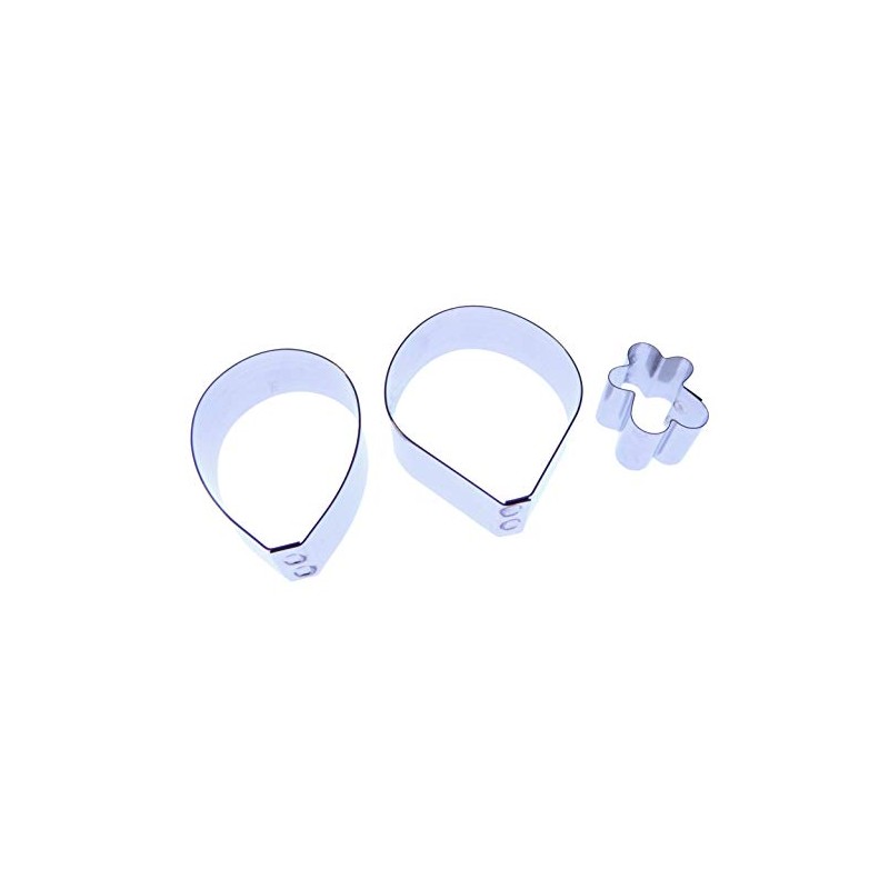 Vanda Orchid Cutter Set - Stainless Steel Sugarcraft Cutters -