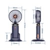 TOBRBE Portable Handheld Fan, Battery Operated Fan with Base, 8