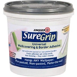 Zinsser SureGrip Universal Border Adhesive, Quart