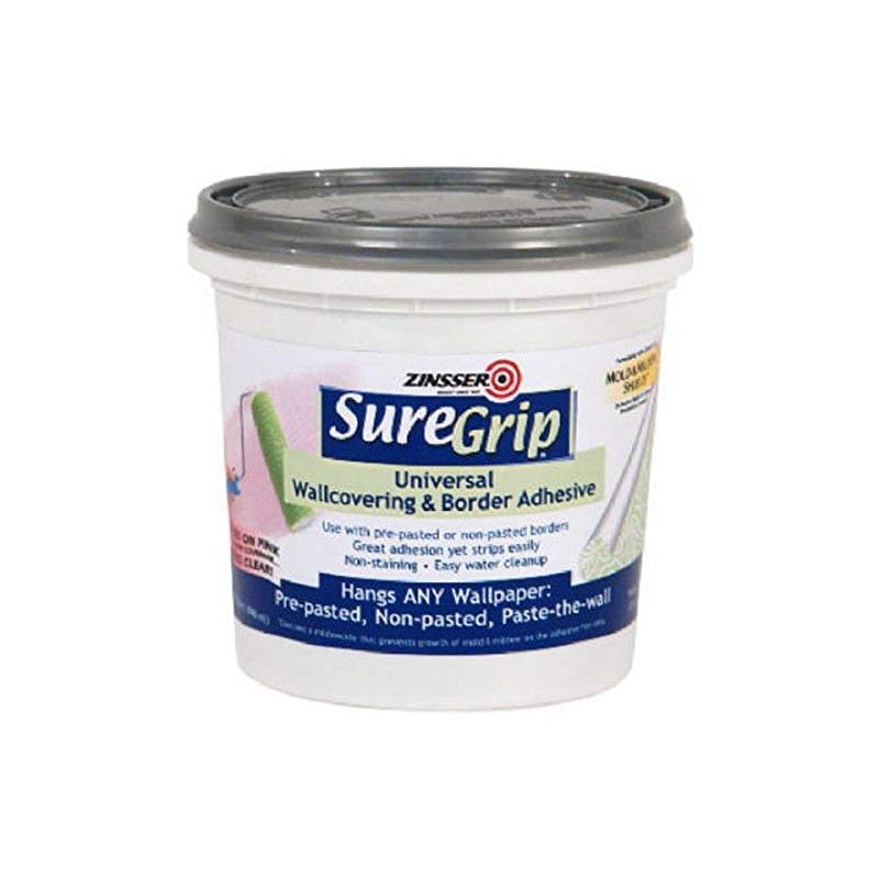 Zinsser SureGrip Universal Border Adhesive, Quart