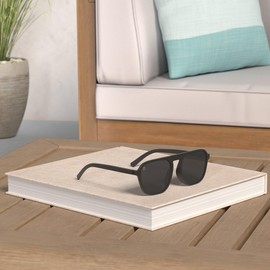 Knockaround Pacific Palisades Polarized Sunglasses for Men & Women - Impact Resistant Lenses & Full UV400 Protection, Black on Black