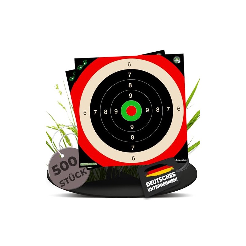 500 Targets Small Calibre 26 x 26 Air Rifle Air