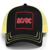 Amplified Trucker Baseball Cap with Adjustable Snapback Closure, Breathable, ACDC,