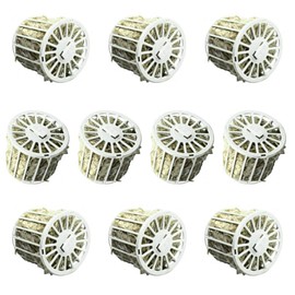 Moondown Farm Nesting Material Holders 10 Pack Jute Filled for Cage Canary, Finch, Budgie