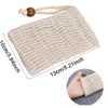 Sisal Soap Bag (5-Pack) Ideal for Scraps & Save Soaps,