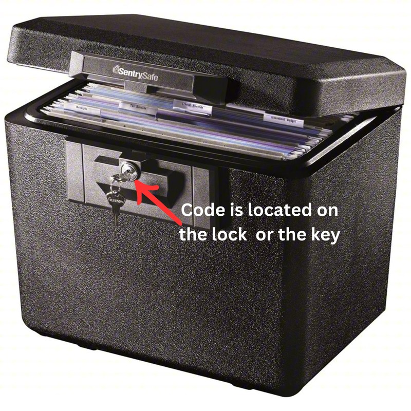 Pair of Replacement Keys for Sentry Safe Lock Boxes, Fire