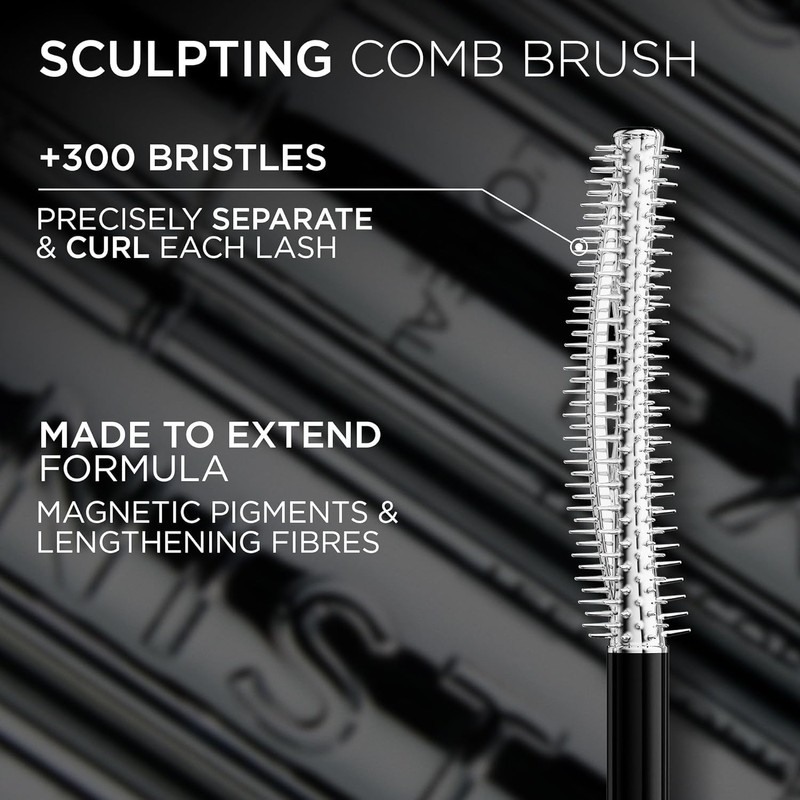 L’Oréal Paris Extensionist Mascara, Lengthening Mascara, Extension-like Length & Volume,