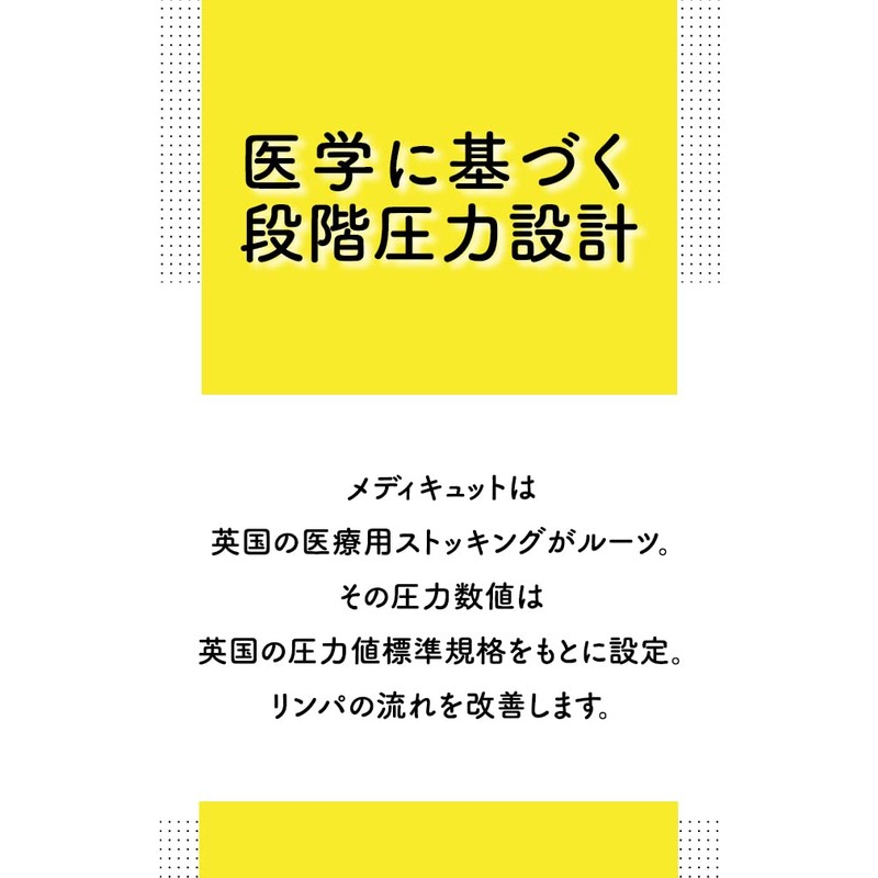 MediQtto Compression Socks, Lympha, Swelling, Care, High Socks, L, Elastic