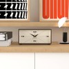 NEWGATE® Thunderbird Desk Clock | Retro Contemporary Rectangular Design |