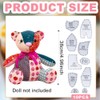 10 Pcs 15 Inch Reusable Memory Bear Acrylic Sewing and