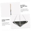 Kisangel Convenient Bird Feeder Outdoor Bird Dispenser Swing Shape Rust-Resistant
