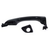 MOTOKU Front Left Black Exterior Door Handle and Door Lock