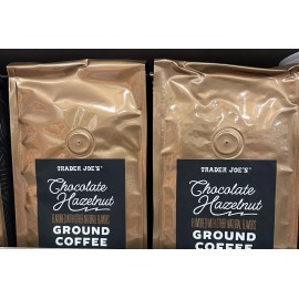 Trader Joe's 2 Pack Trader Joe’s Chocolate Hazelnut Ground Coffee Light Roast 12 oz Each Pack