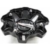 FUEL Matte Black Chrome Rivets Wheel Center Caps One (1)