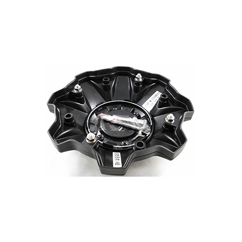 FUEL Matte Black Chrome Rivets Wheel Center Caps One (1)