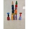 Premium Montessori Wooden Stacking & Balancing Blocks - Eco-Friendly, Non-Toxic