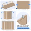 MaxGear Extra Large Bulletin Board 72" x 48", Foldable Felt