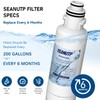 HX2019F-A/HX2019FR-A Filter Replacement, Compatible With Hisense HRM260N6TSE, HRFD560SW, HRCD585BW, HRFD634BW,