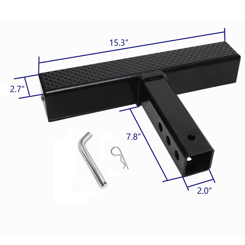 Eapele Hitch Step for 2 Inch Receiver, Universal Anti Slip