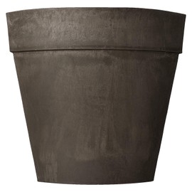 Arcadia Garden Products PSW Pot Collection HA45DC Corner Triangle Planter Pot for Indoor and Outdoor Plants and Gardens, 13.5-inch x 17.5-inch, Dark Charcoal