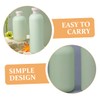 Outanaya 4pcs Travel Shampoo and Conditioner Bottles Avocado Dispenser for