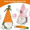 Ledeak Crochet Kits for Beginners Adults, Rabbit Carrot Crochet Kit,