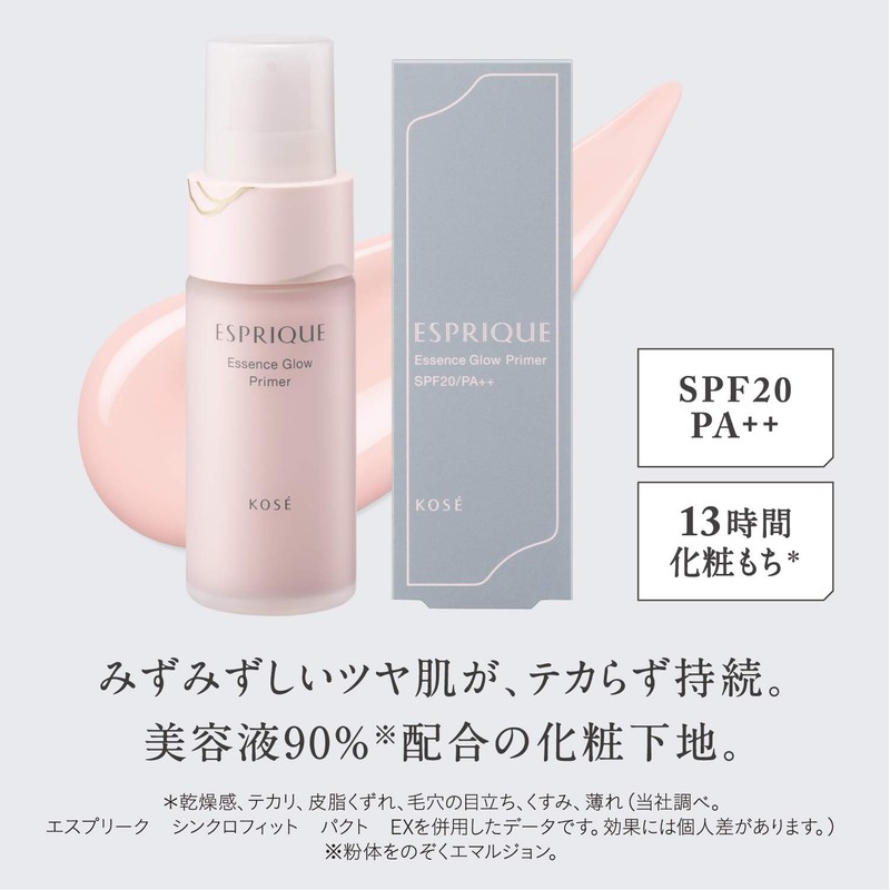 ESPRIQUE SPF20/PA++ Essence Grow Primer, Cosmetic Base, Serum Effect, Moisturizing,