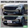 No Drill Front License Plate Bracket Holder Compatible with Mazda