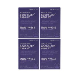 Vital Beauty Good Sleep GABA 365 430mg x 60 tablets 4 / 바이탈뷰티 굿슬립 가바365 430mg x 60정 4개