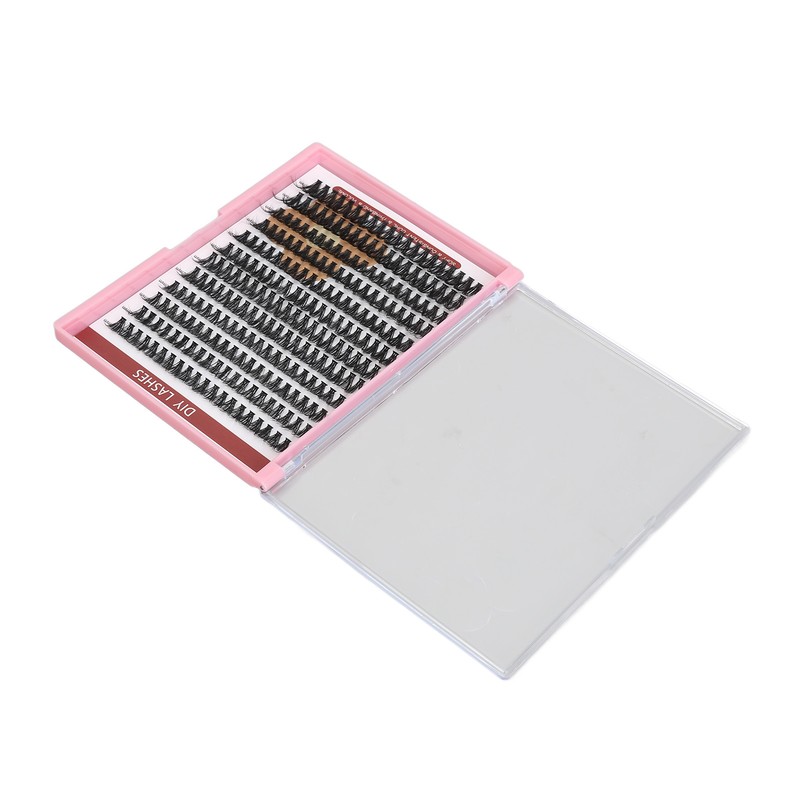 DIY Lash Extension Kit 240pcs Individual Eyelash 10‑16mm Clusters Eyelash