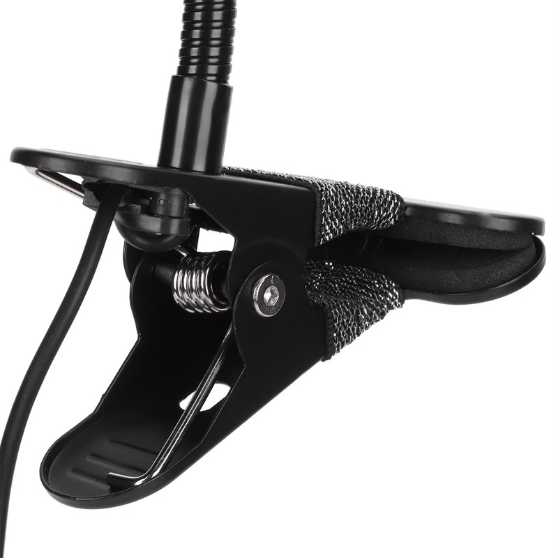 USB Desk Lamp 360° Angle Adjustable Clip On Gooseneck Reading