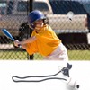 Baseball Batting Trainer, Elastic Rope Batting Training Equipment, Adjustable Practice