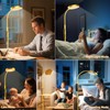 PACOVY Floor Lamp, Adjustable Height Floor Lamps for Living Room