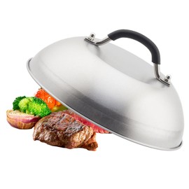 Cheese Melting Dome | Cheese Melting Steaming Food Cover Dome | Heat-Resistant Flat Top Grill Accessories for Indoor Cooking Western Cuisine Teppanyaki Steak Frying BBQ