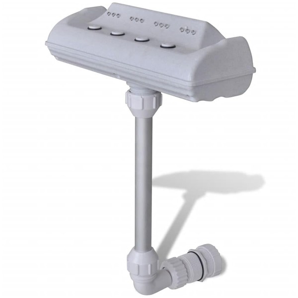 Heemab Waterfall Swimming Pool Fountain with LED Lights and Color